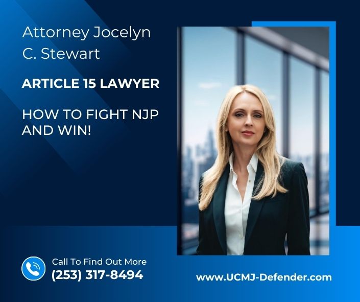 lawyer for article 15 njp